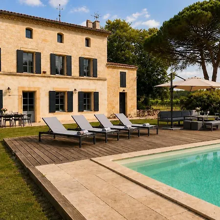 Villa Prestigieuse Beausejour, Proche St Emilion Saint-Magne-de-Castillon